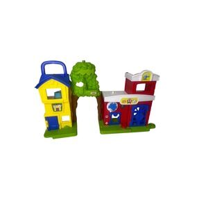 Fisher-Price Little People Animal Rescue Pet Spa Fire Station Playset only